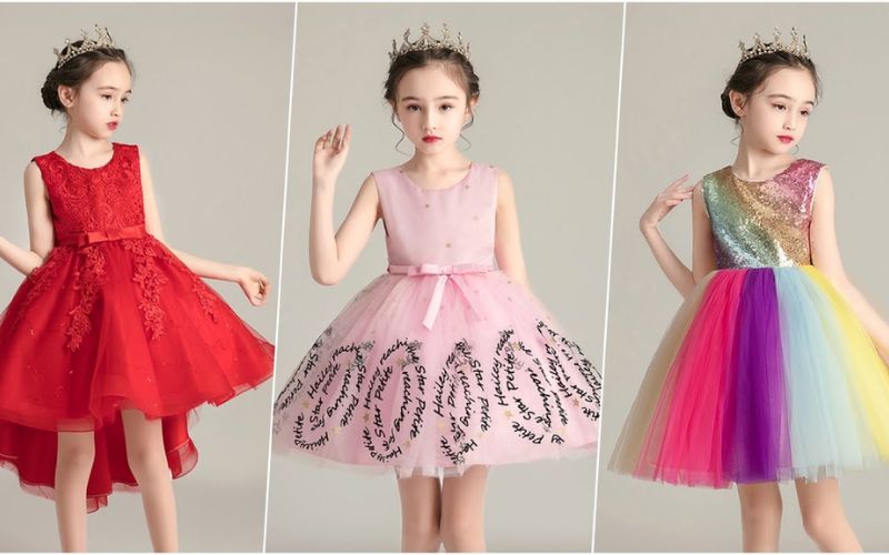váy trẻ em có mẫu mã đa dạng