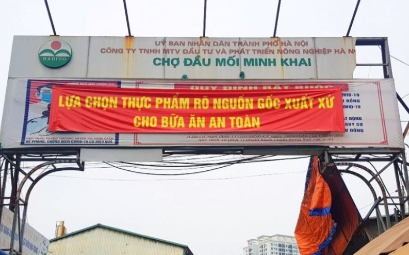 Chợ đầu mối Minh Khai