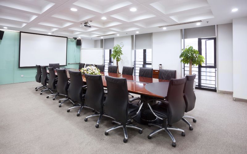 đánh giá diện tích phòng họp