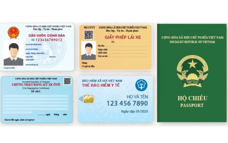 giấy tờ cá nhân cần thiết