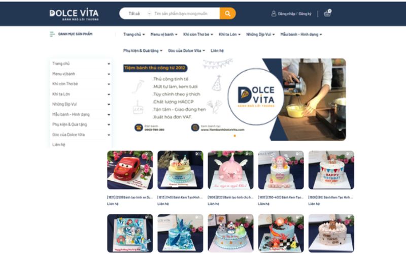 Tiệm bánh kem Dolce Vita Bakery