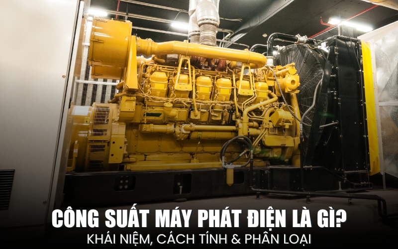 Công suất máy phát điện là gì