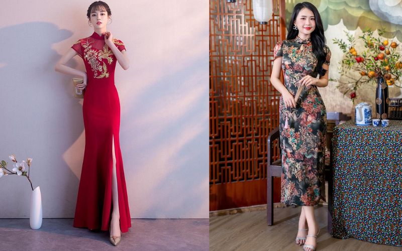 các mẫu sườn xám Trung Quốc bán chạy