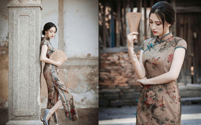 order sườn xám Trung Quốc trên các sàn TMĐT