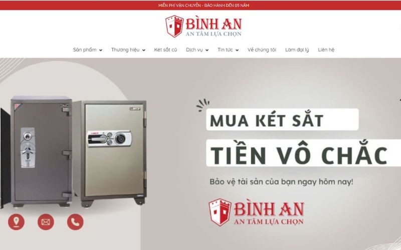 Cửa hàng két sắt Bình An