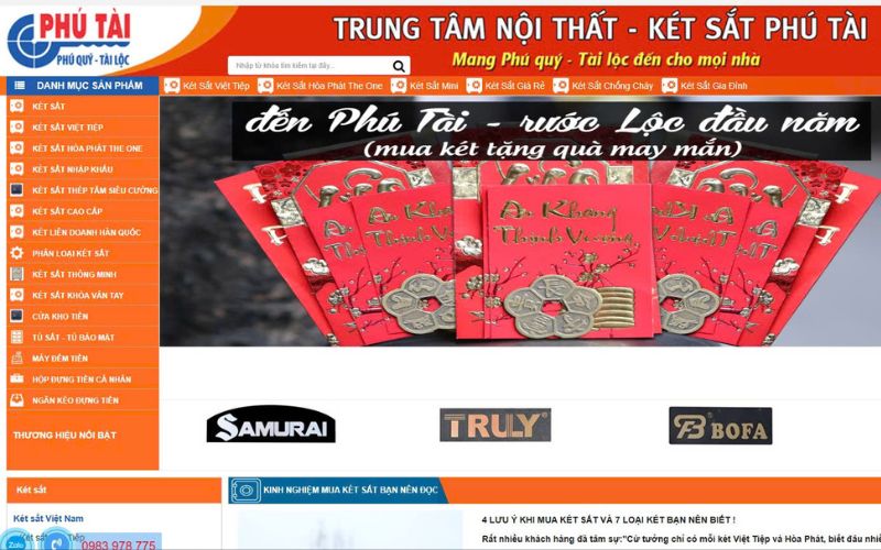 Cửa hàng két sắt Phú Tài