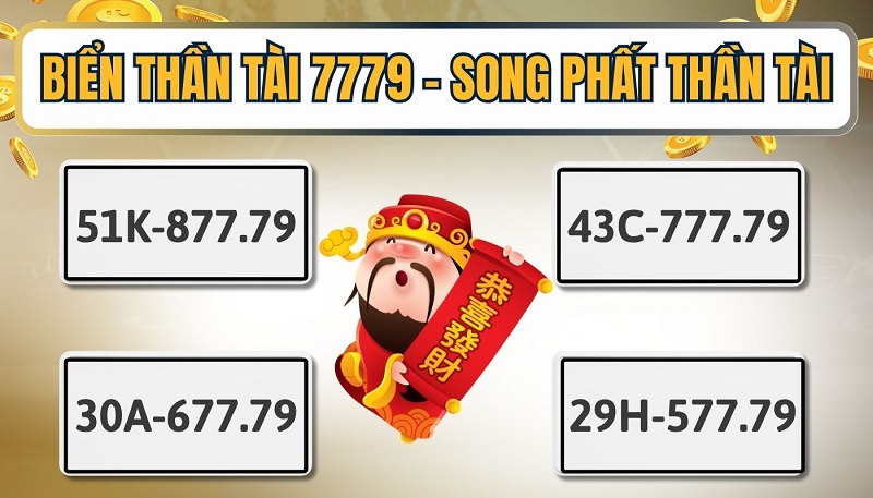 Biển số Thần Tài 7779