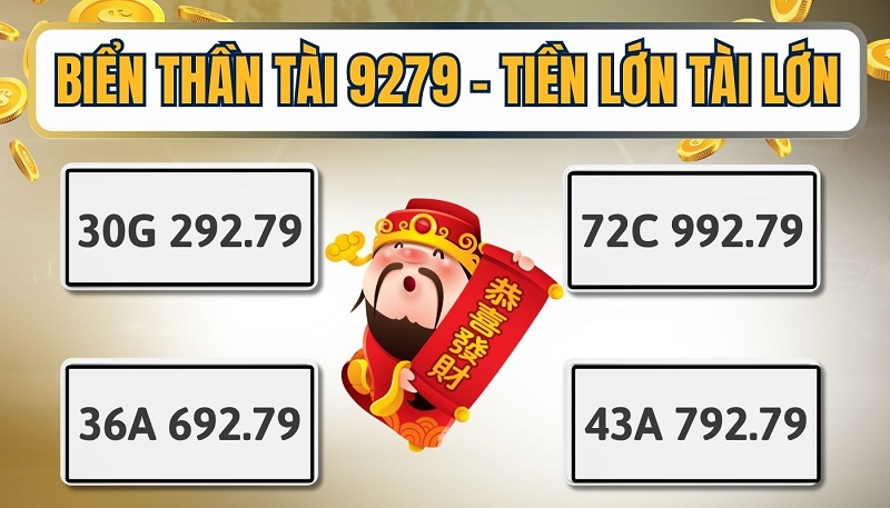 Biển số Thần Tài 9279