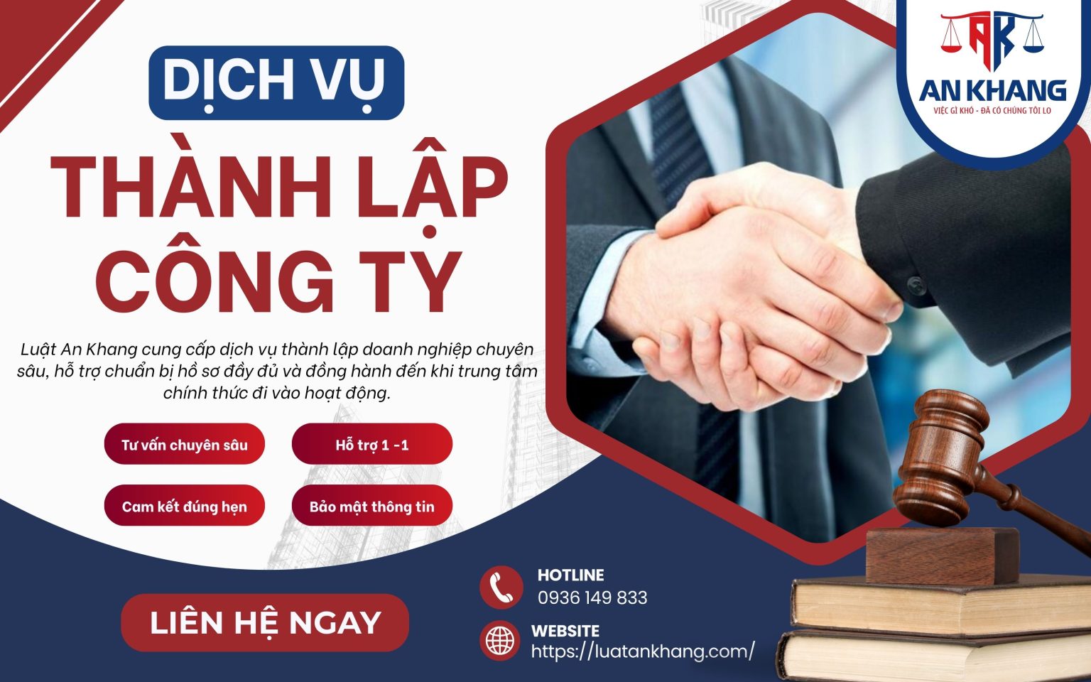 Dịch vụ thành lập công ty trọn gói tại Luật An Khang